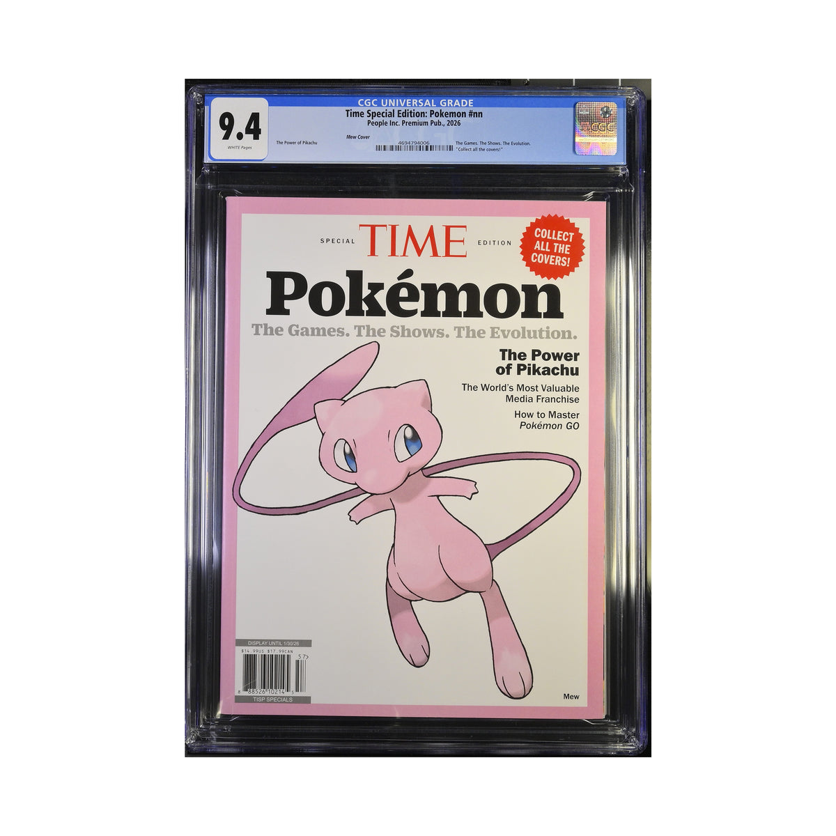 TIME Magazine - Pokemon Mew (9.4)
