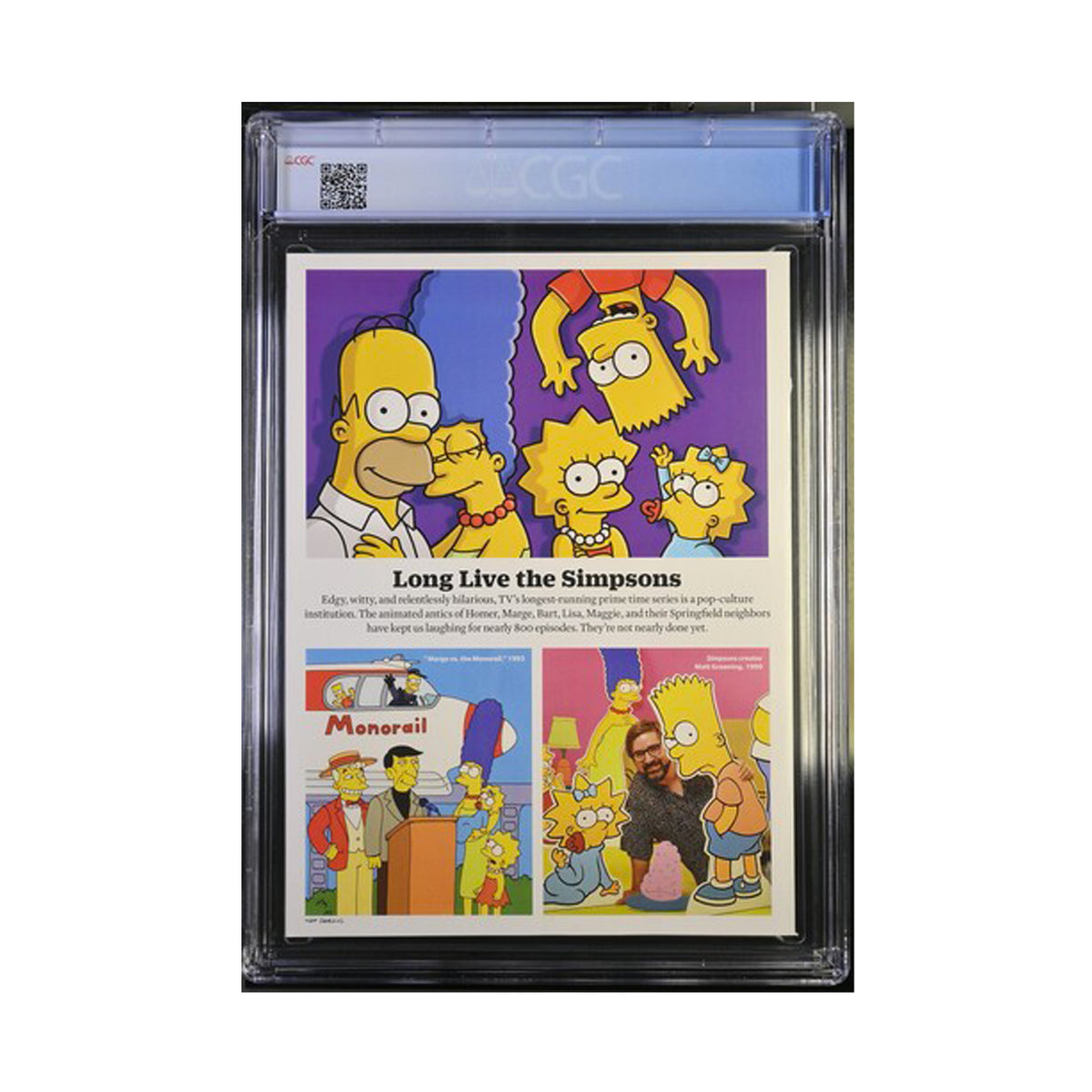 CGC 9.8 - The Simpsons Bart Cover - Time Magazine Special Edition