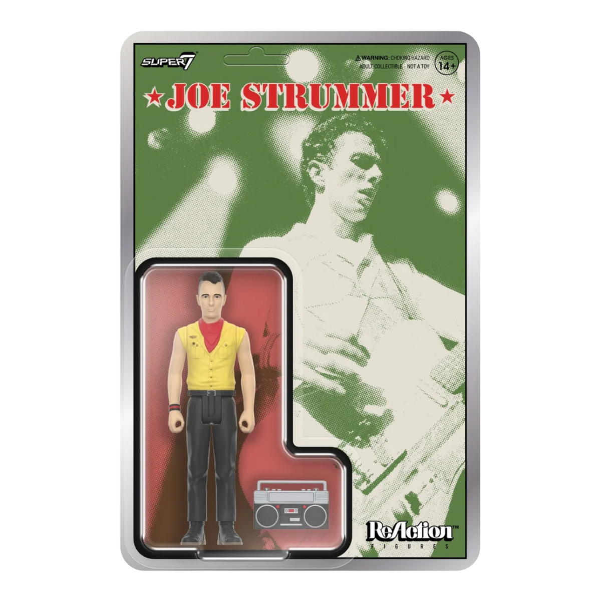 Joe Strummer - Super 7 Reaction Figure