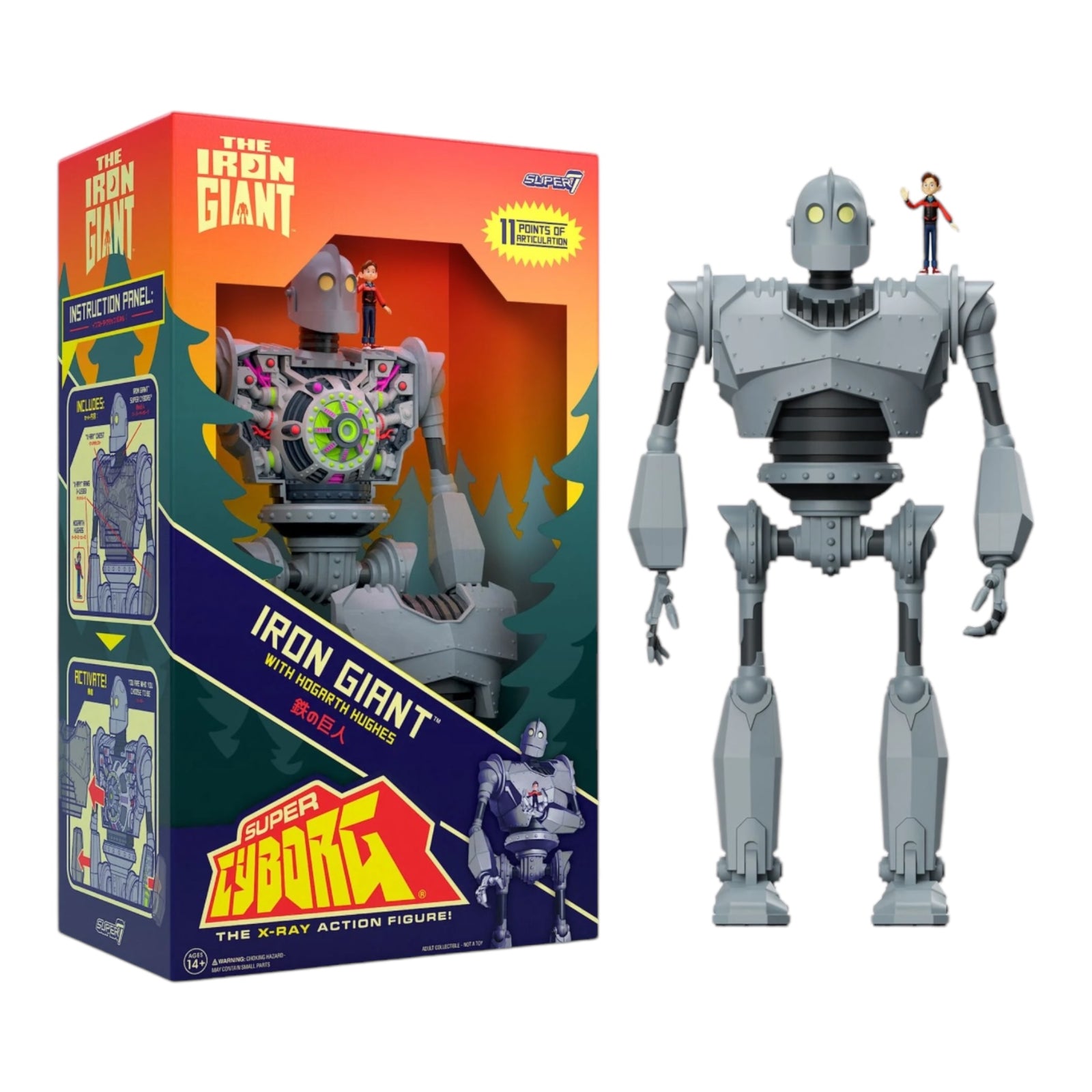 SUPER7 IRON GIANT SUPER CYBORG (FULL COLOUR)