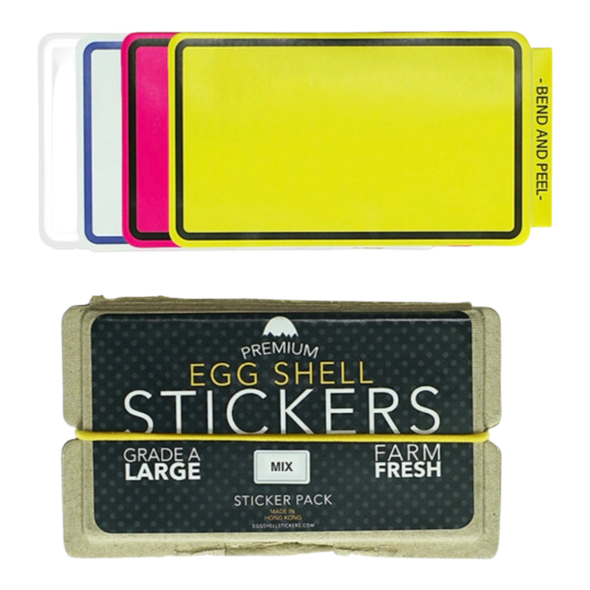Premium Eggshell Stickers 80 Pack  (MIX)