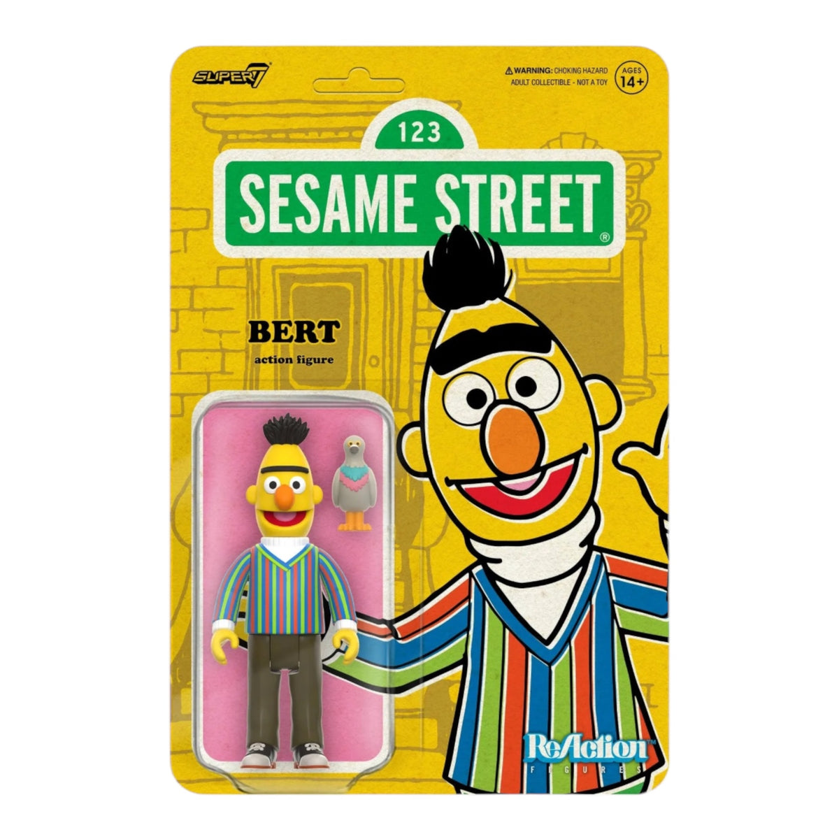 Super 7 Sesame Street ReAction Wave 1
Bert