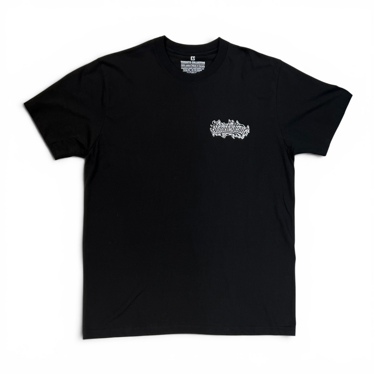 Spray Skull Tee Black - Clandestinos Limited Edition