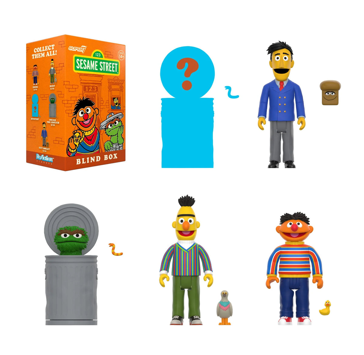 SEASAME STREET BLIND BOX WAVE 3 SUPER7