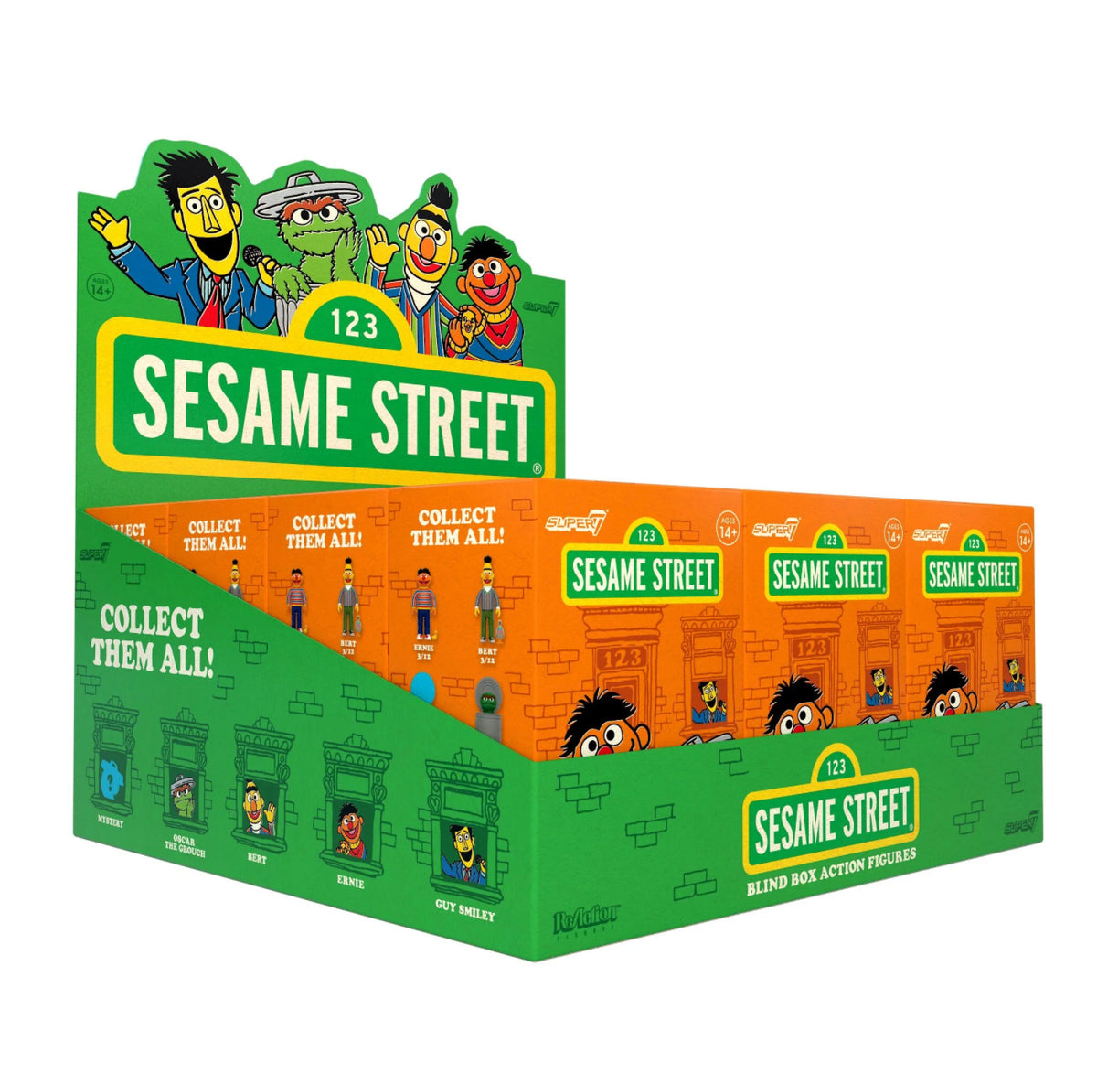 SEASAME STREET BLIND BOX WAVE 3 SUPER7