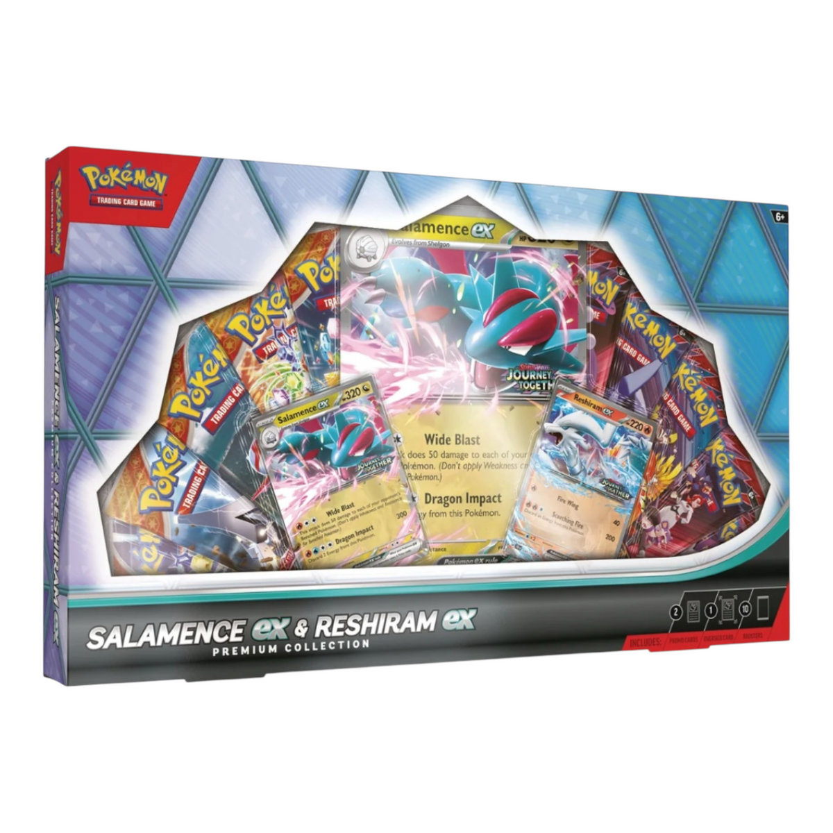 Pokemon Salamence ex &amp; Reshiram ex Premium Collection Box