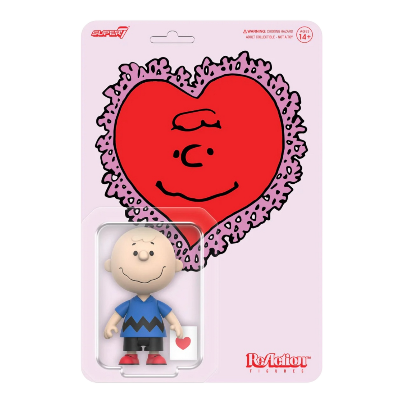 Charlie Brown Valentines delivery - Super 7 Reaction figure