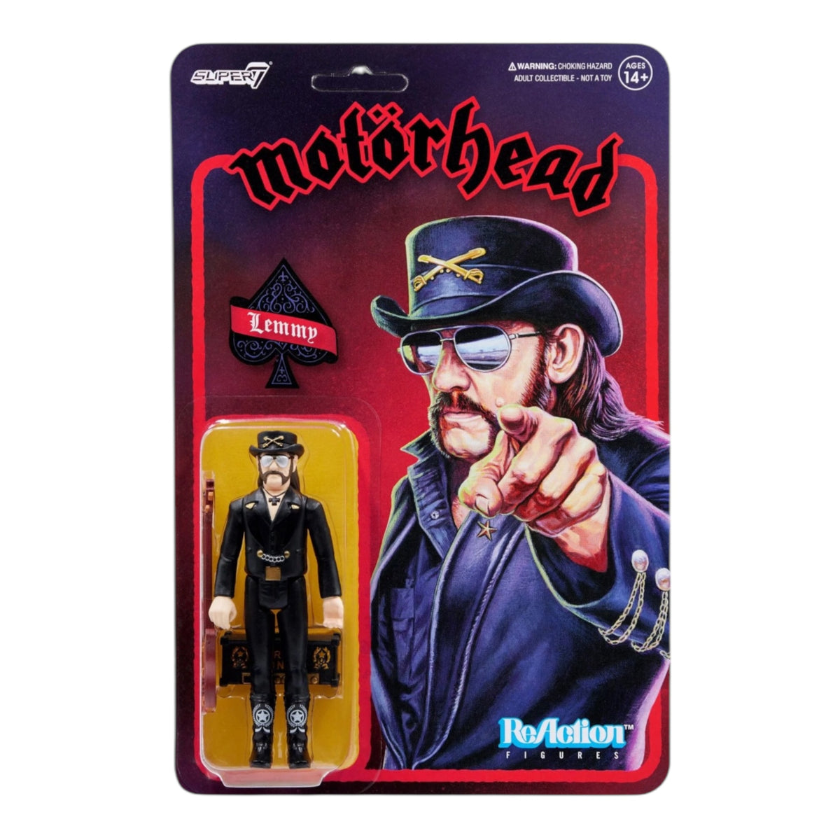 Super 7 Motörhead Lemmy Modern Cowboy Figure