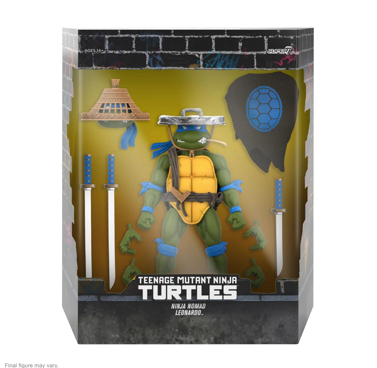 TMNT NINJA NOMAD LEONARDO WV11 SUPER 7 ULTIMATE