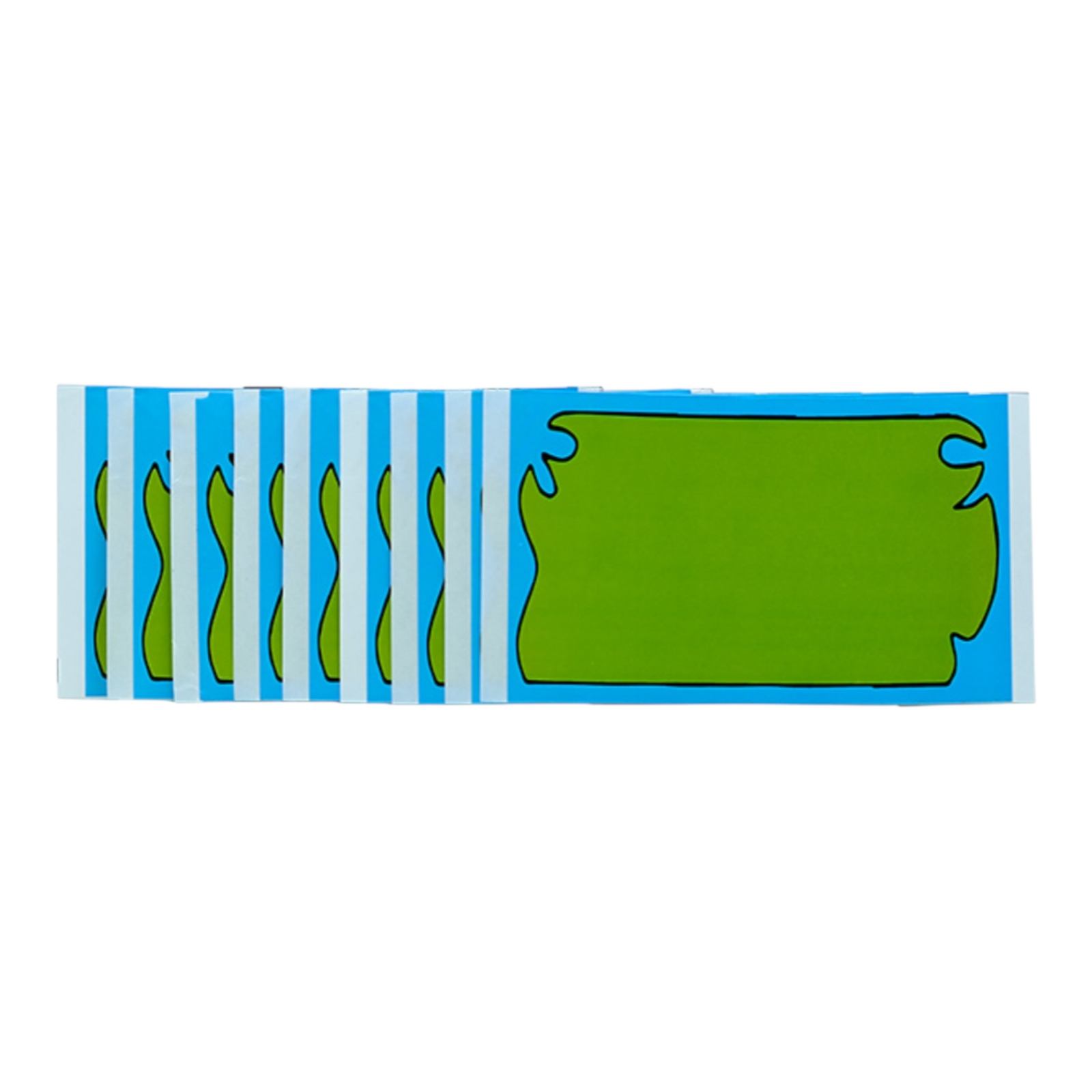 Eggshell 50pk stickers - Mystery Bus (blanks)