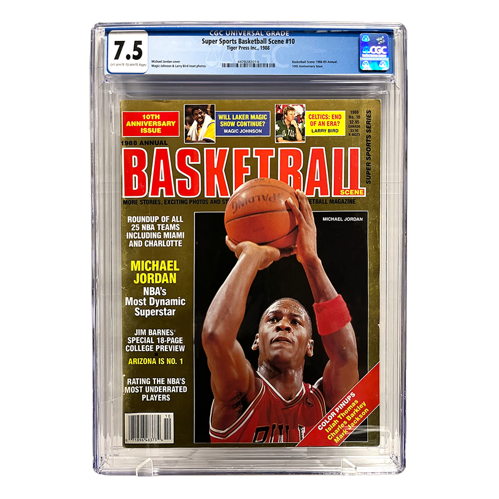 Basketball Scene Magazine - Michael Jordan 1988 (7.5)