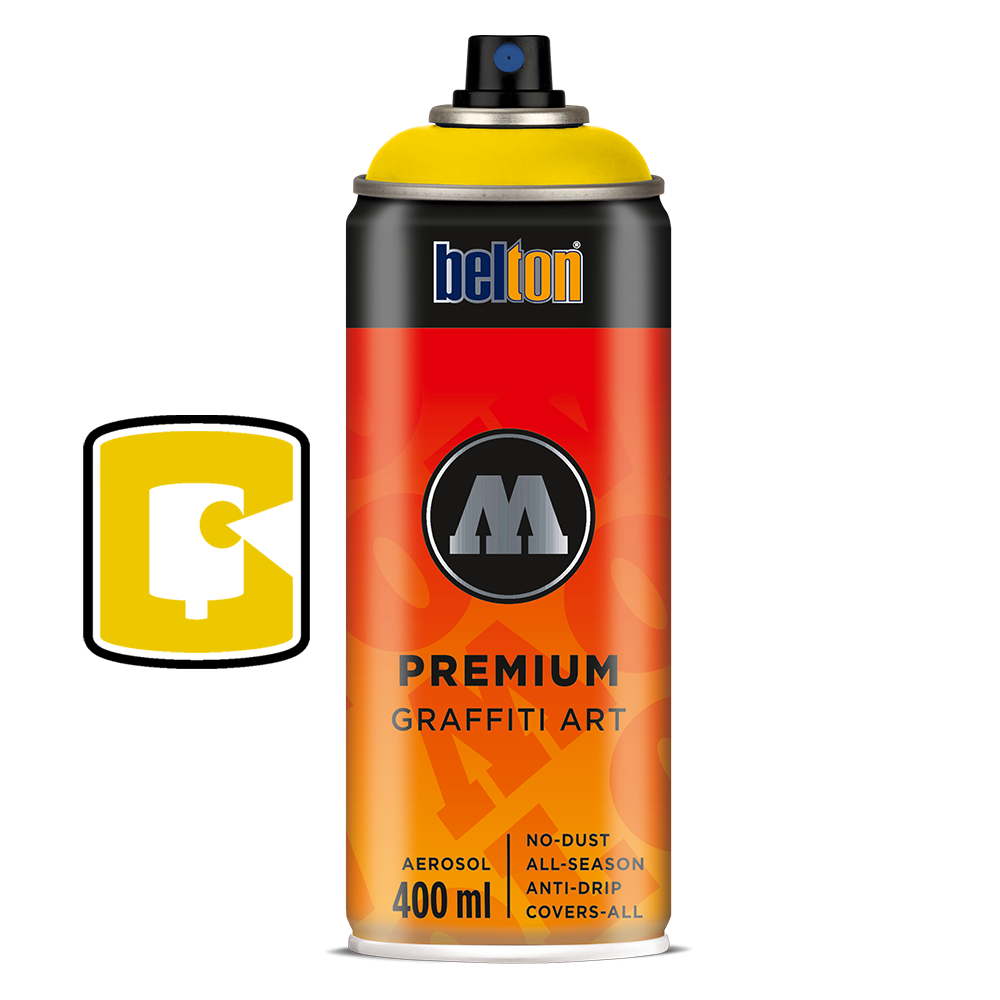 #003 Cadmium Yellow 400ML Molotow Premium Belton Spray Paint