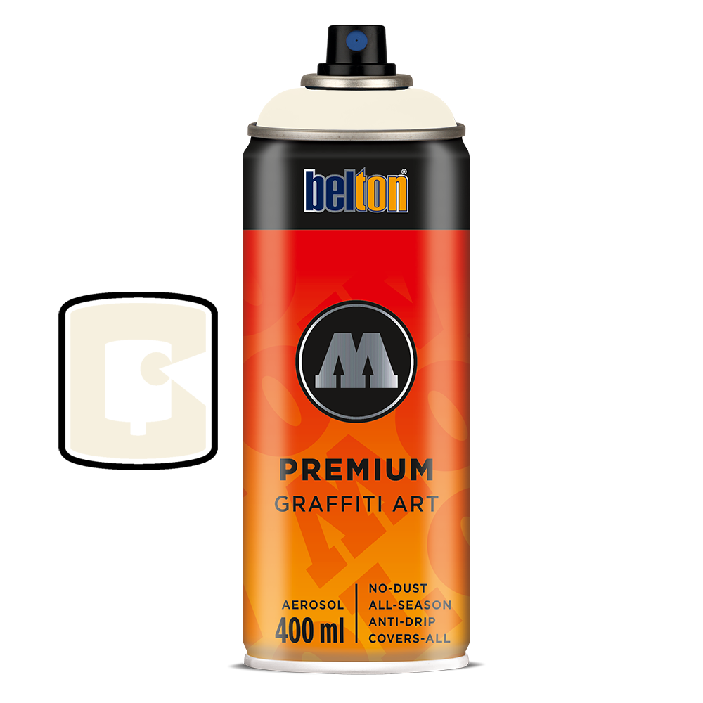 #005 - Nature White 400ML Molotow Premium Belton Spray Paint