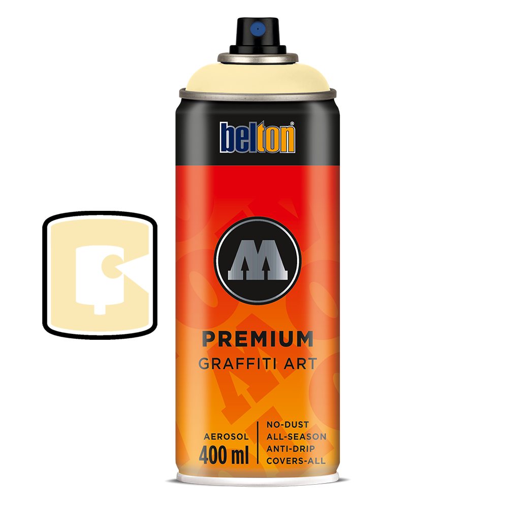 #007 - Cashmere Yellow Molotow 400ML Molotow Premium Belton Spray Paint