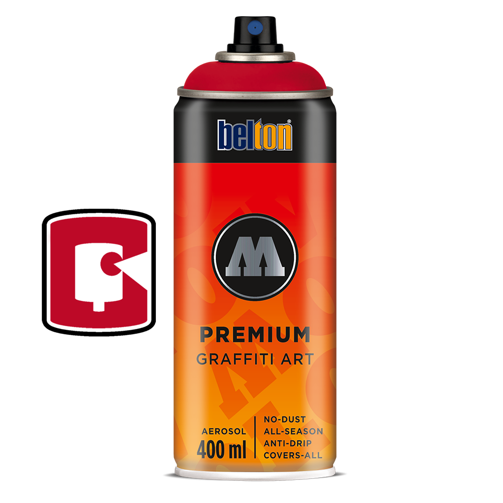 #017 - Tornado Red 400ML Molotow Premium Belton Spray Paint