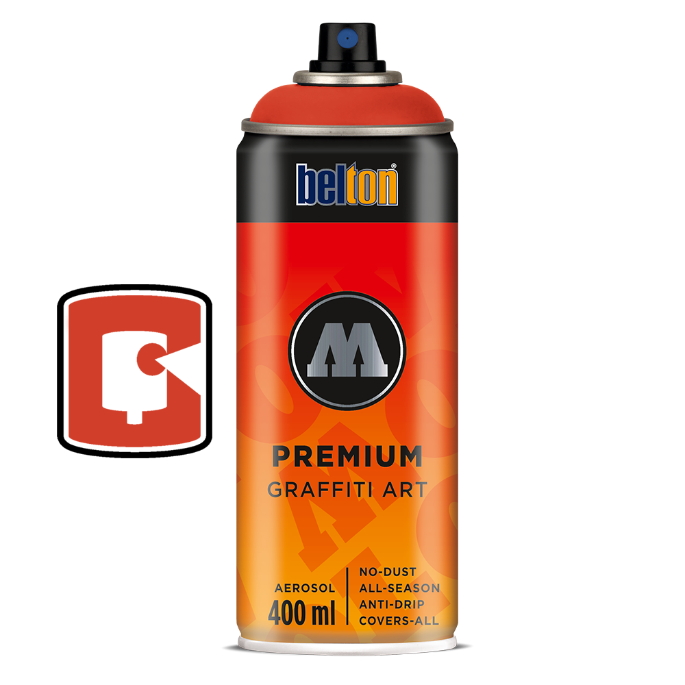 #031 Shock Orange 400ML Molotow Premium Belton Spray Paint