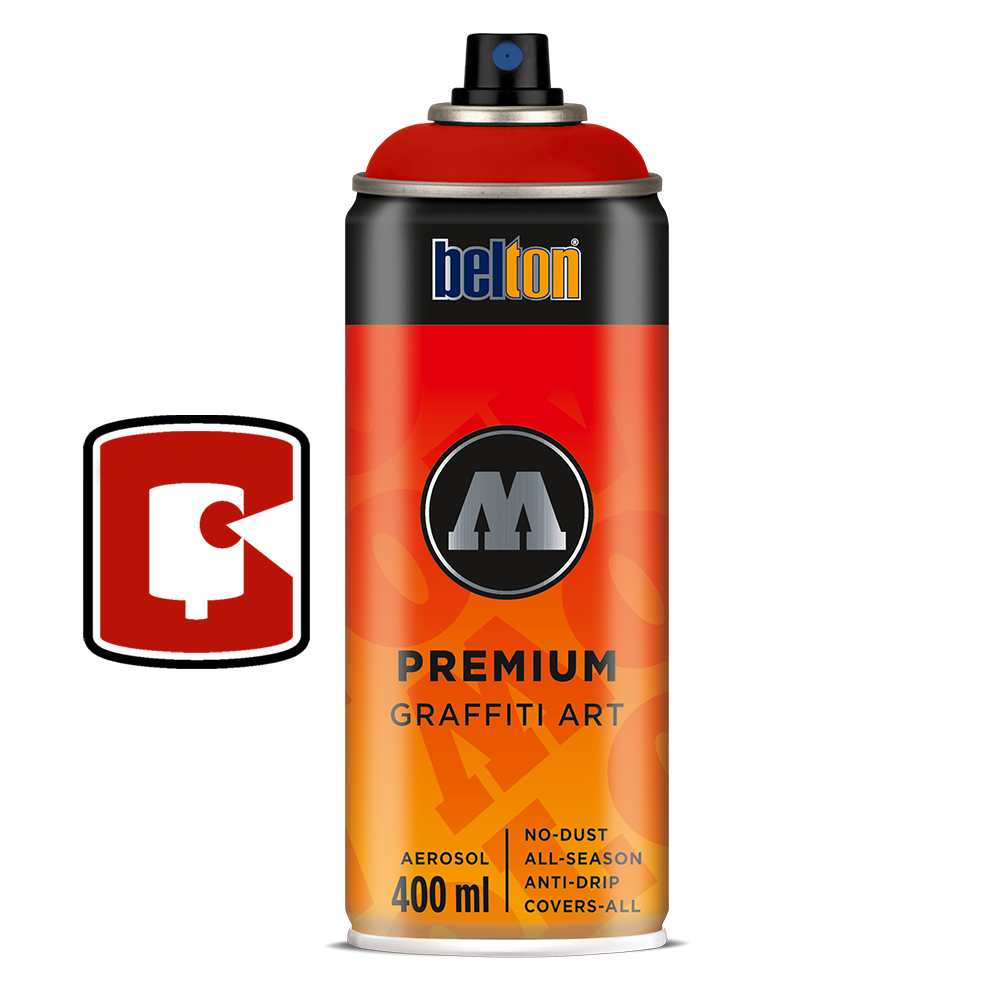 #033 - Signal Red 400ML Molotow Premium Belton Spray Paint