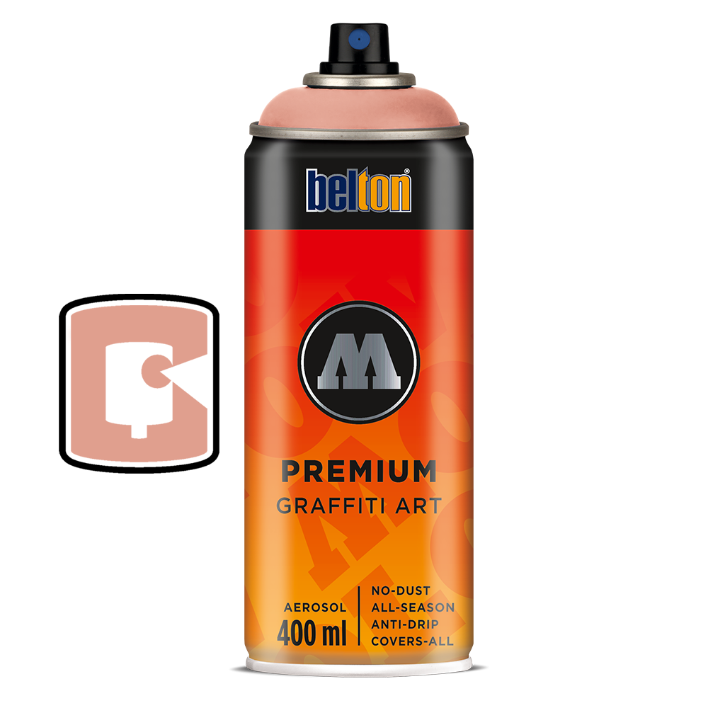 #038 LOOMIT&#39;s Apricot Light 400ML Molotow Premium Belton Spray Paint