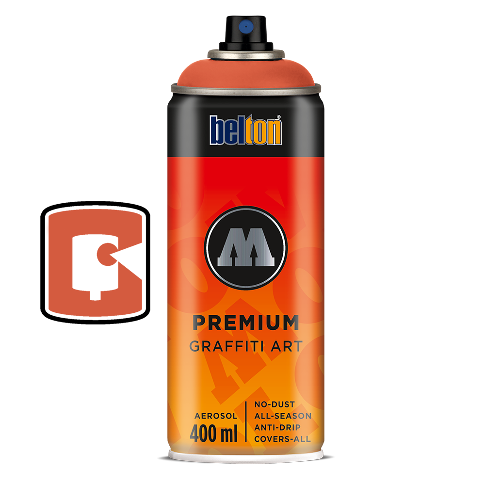 #040 LOOMIT&#39;s Apricot 400ML Molotow Premium Belton Spray Paint