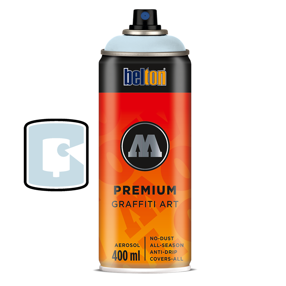 #089 Azure Blue Light 400ML Molotow Premium Belton Spray Paint