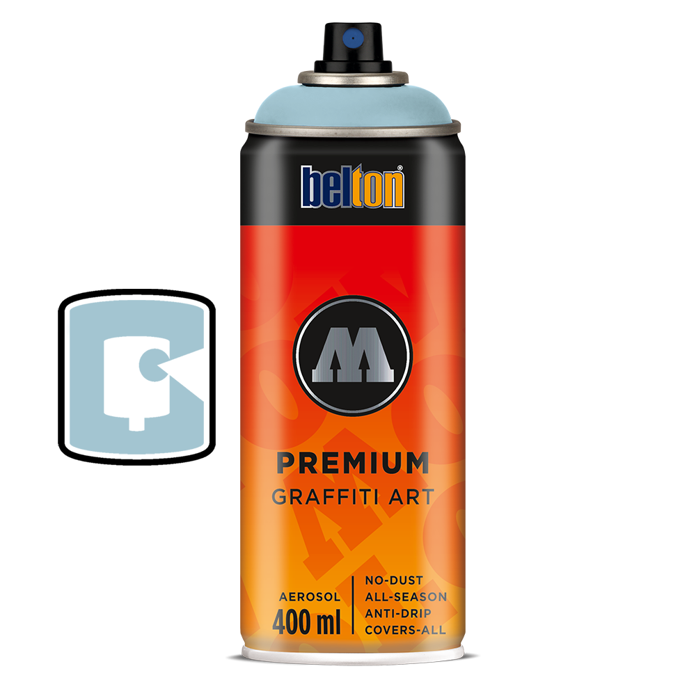 #106-1 Storm Blue Middle 400ML Molotow Premium Belton Spray Paint