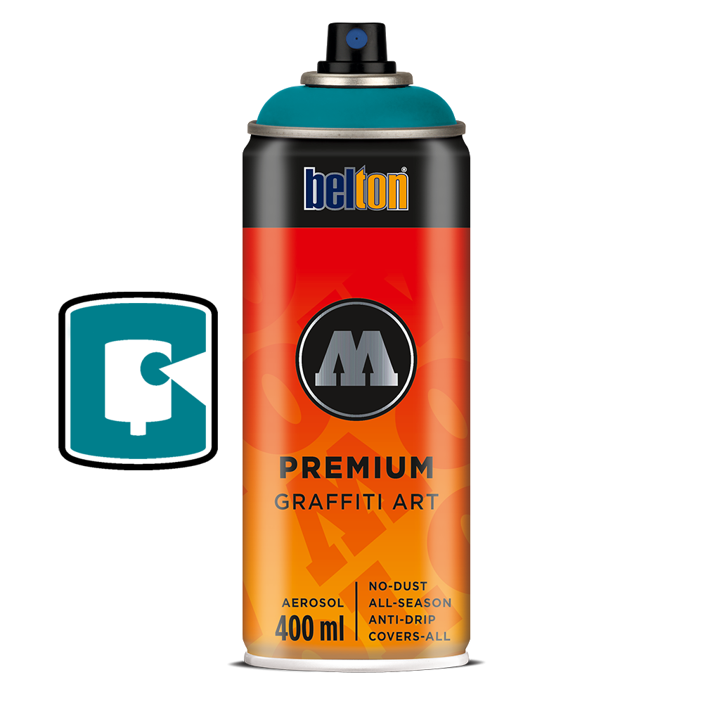 #115 Aqua 400ML Molotow Premium Belton Spray Paint