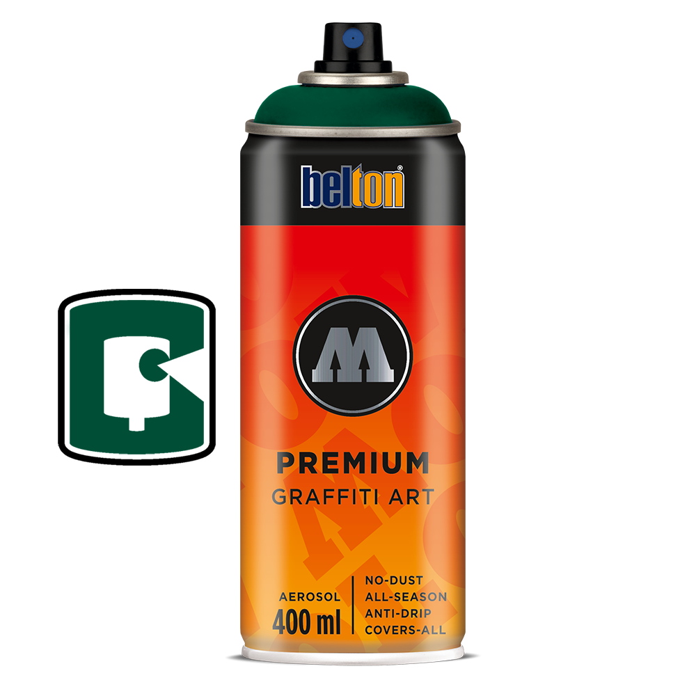 #142 Turquoise Green Dark 400ML Molotow Premium Belton Spray Paint