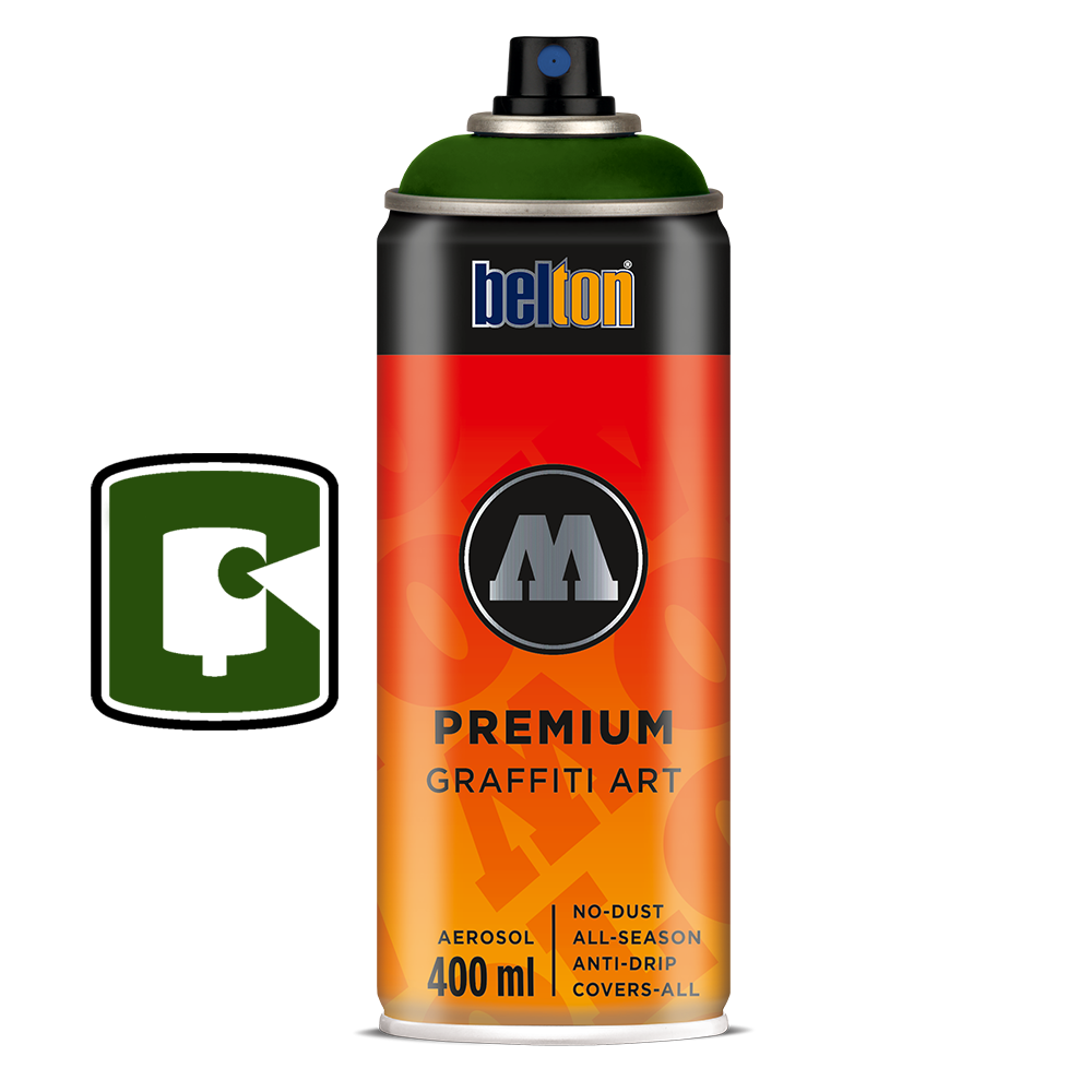 #165 Moss Green 400ML Molotow Premium Belton Spray Paint