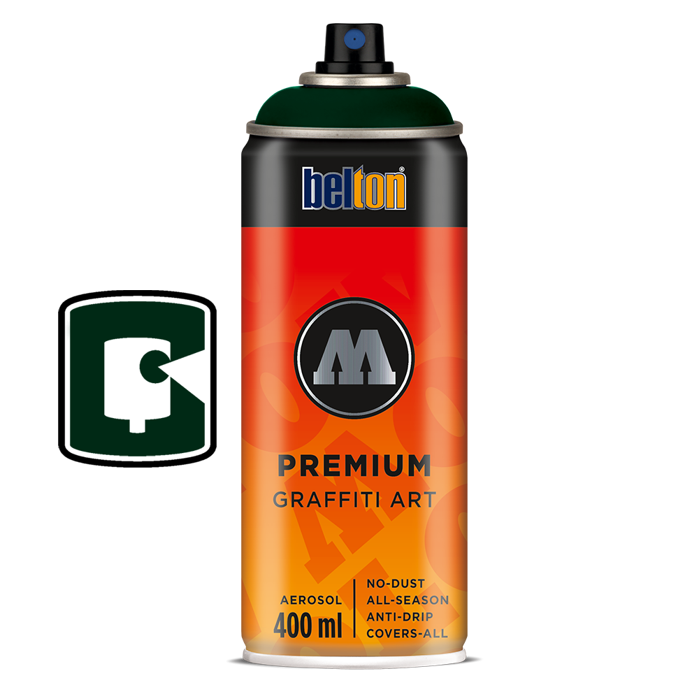 #167 - Black Green 400ML Molotow Premium Belton Spray Paint