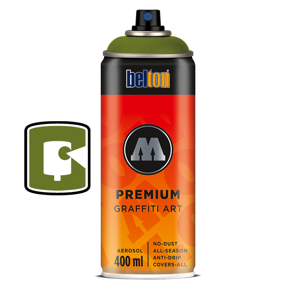 #181-1 Nature Green Light 400ML Molotow Premium Belton Spray Paint