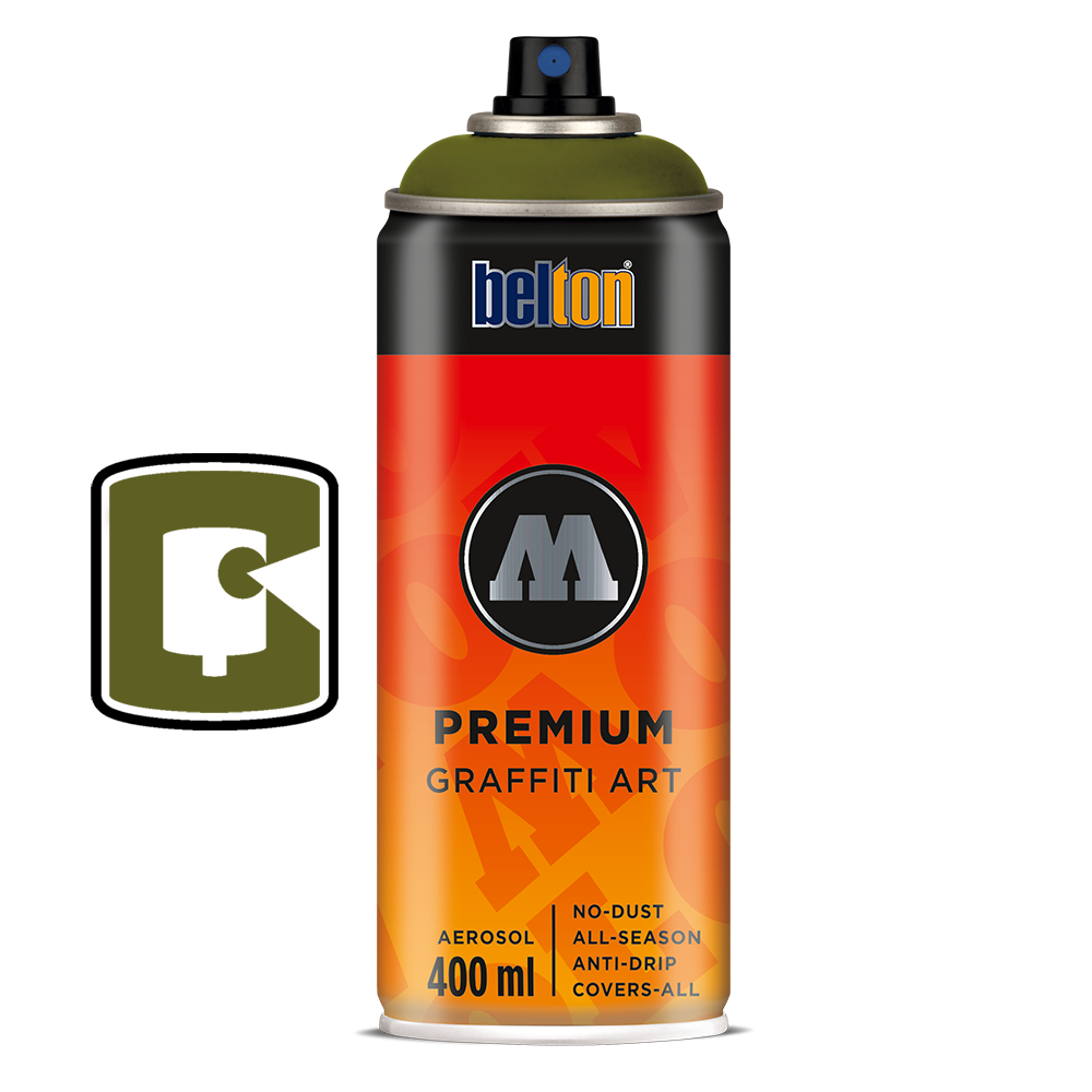 #181-2 Nature Green Middle 400ML Molotow Premium Belton Spray Paint