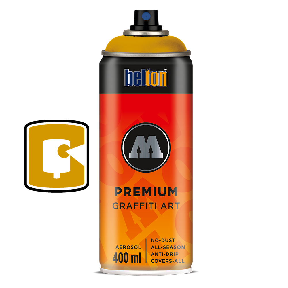 #182-1 Mustard Yellow 400ML Molotow Premium Belton Spray Paint