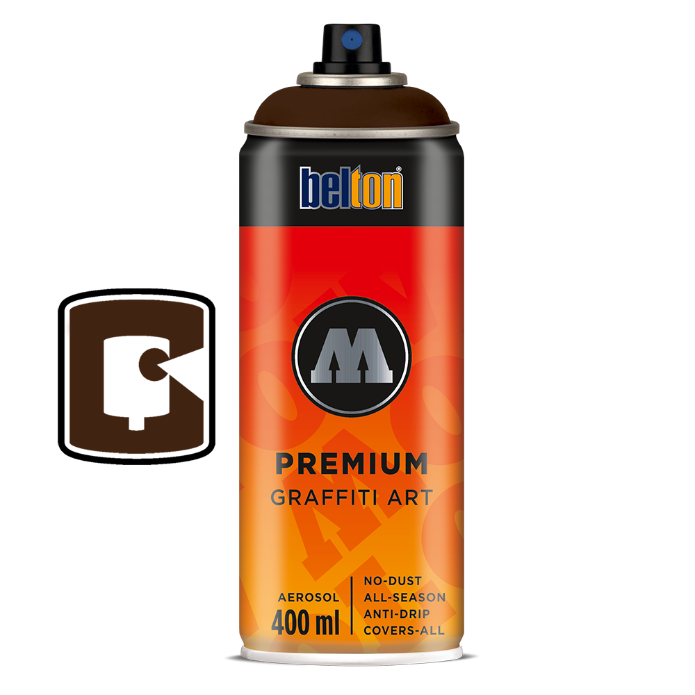 #209 - CMP Dark Brown 400ML Molotow Premium Belton Spray Paint