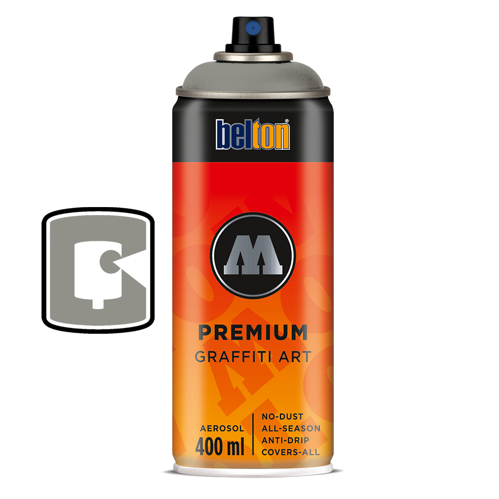 #217 - CAPARSO Middle Grey Neutral 400ML Molotow Premium Belton Spray Paint