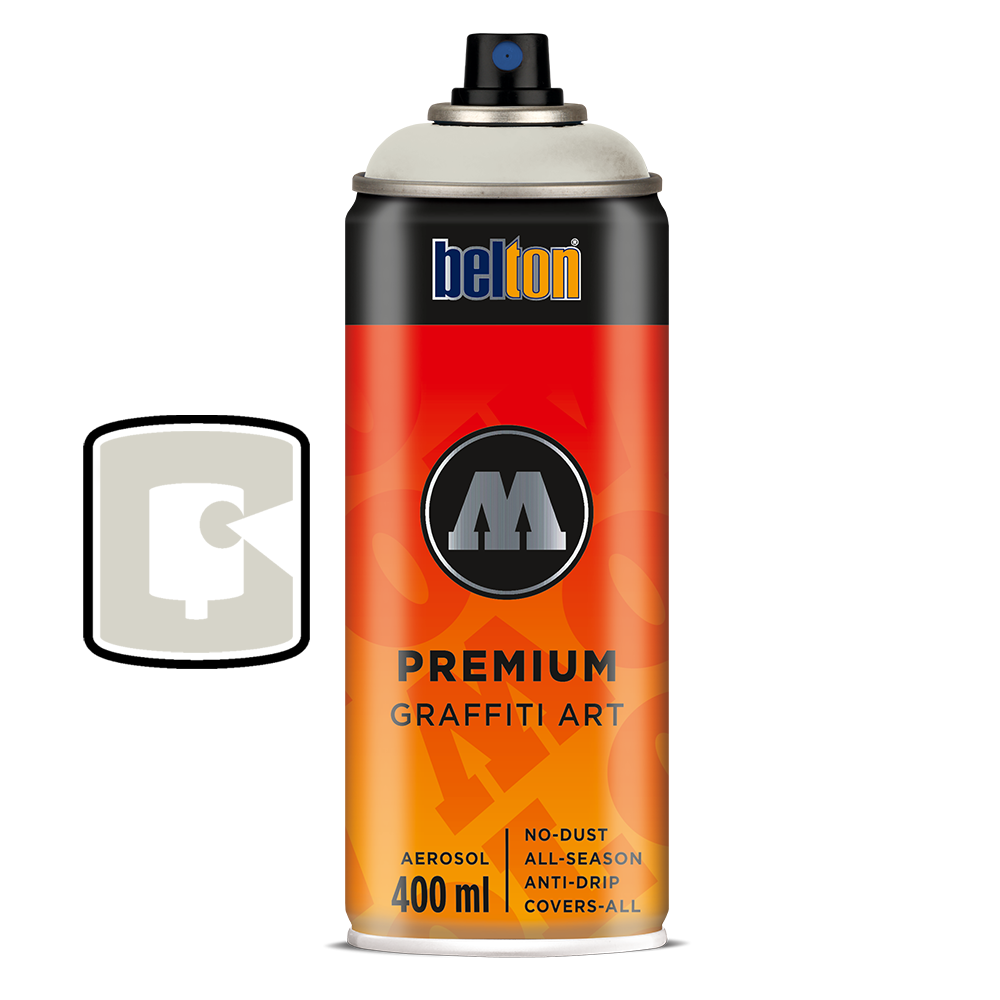 #218 Light Grey Neutral 400ML Molotow Premium Belton Spray Paint
