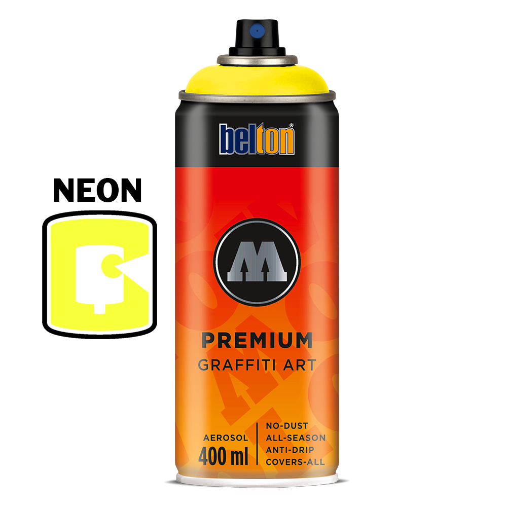 #232 - Neon Yellow 400ML Molotow Premium Belton Spray Paint