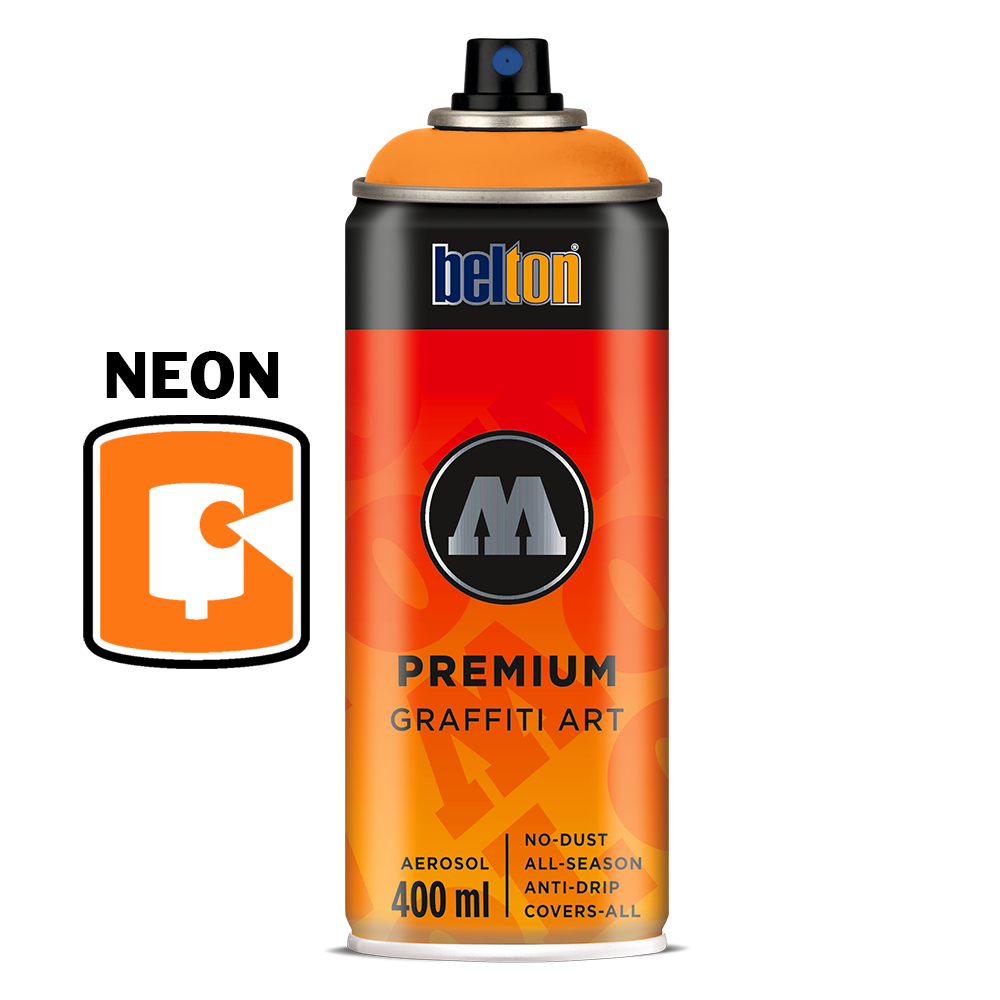 #233 - Neon Orange 400ML Molotow Premium Belton Spray Paint