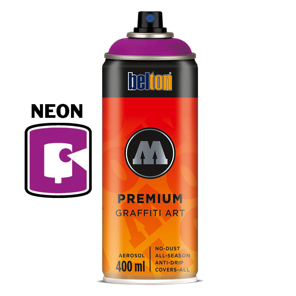 #234-1 Neon Violet 400ML Molotow Premium Belton Spray Paint