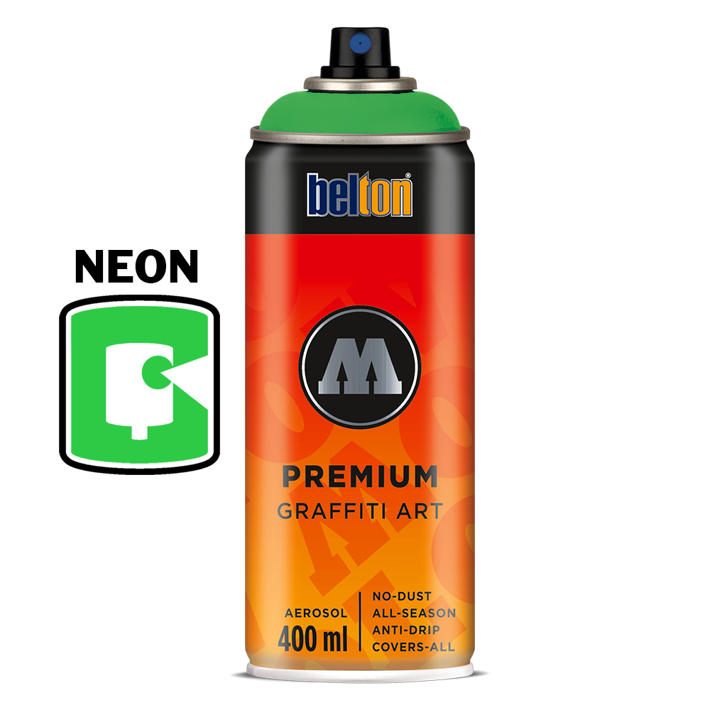 #236 - Neon Green 400ML Molotow Premium Belton Spray Paint