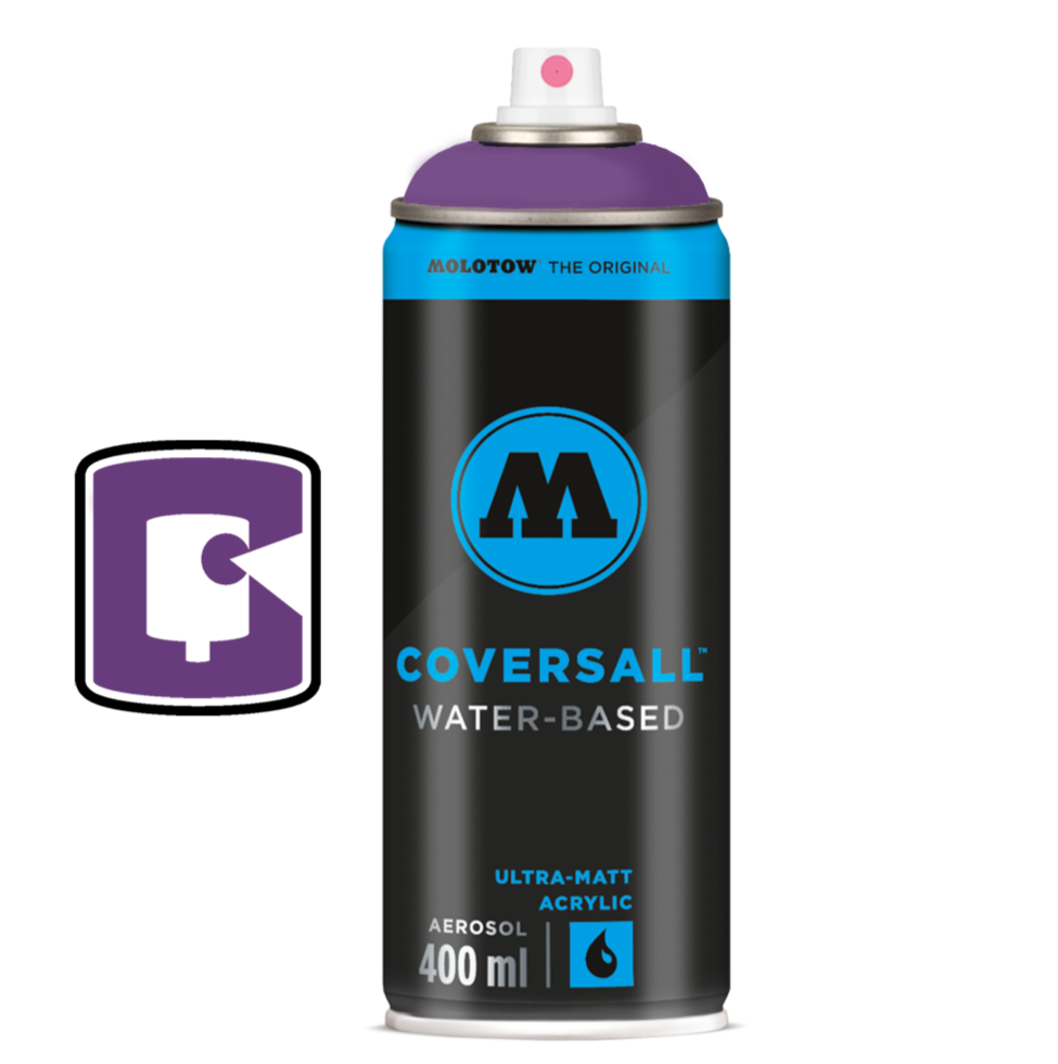 Blackberry Molotow Coversall Water-Based 400ML Spray Paint