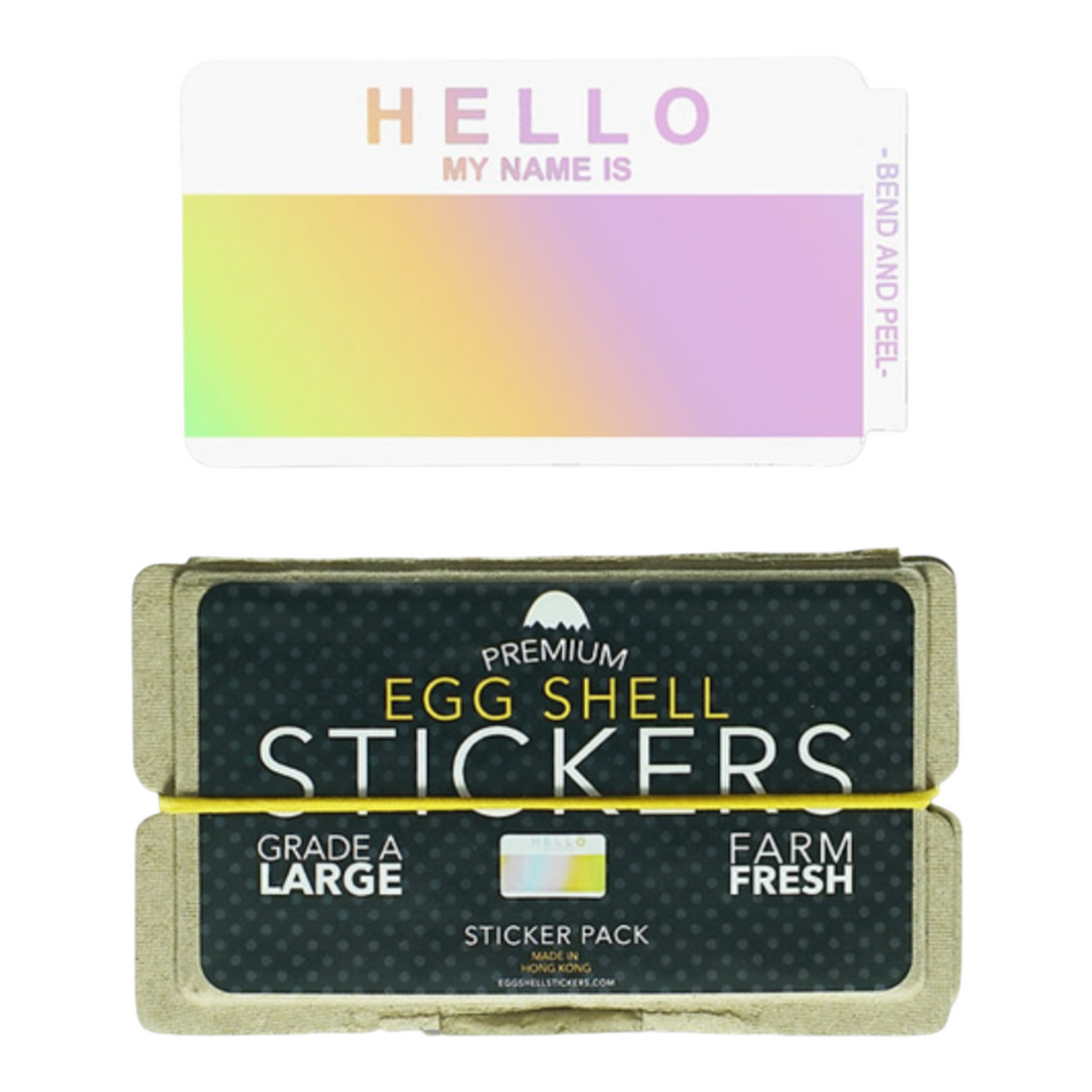 Premium Eggshell 50pk stickers - Hello Holo