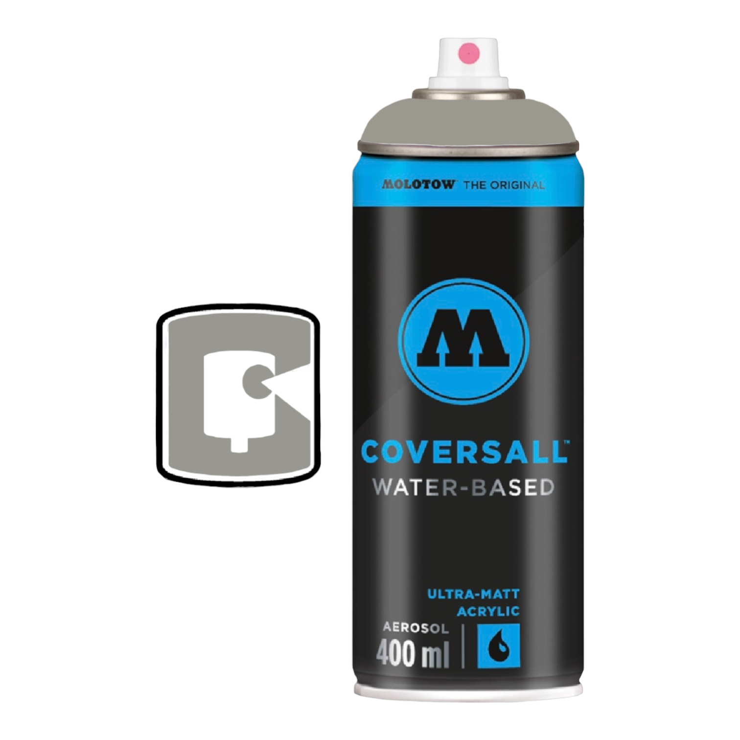 Middle Grey Neutral Coversall water-base molotow spray paint