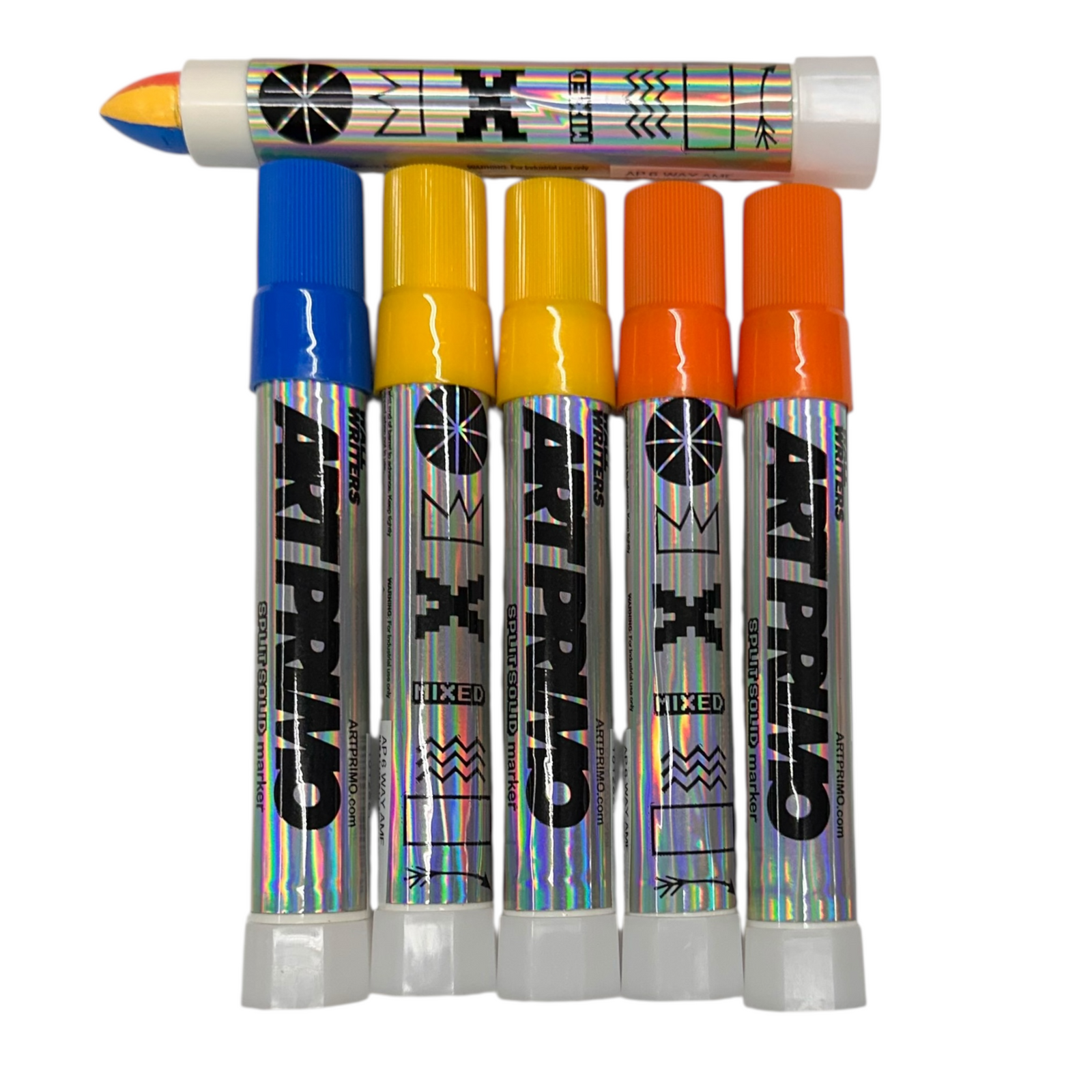 AP 6 colour split solid paint marker