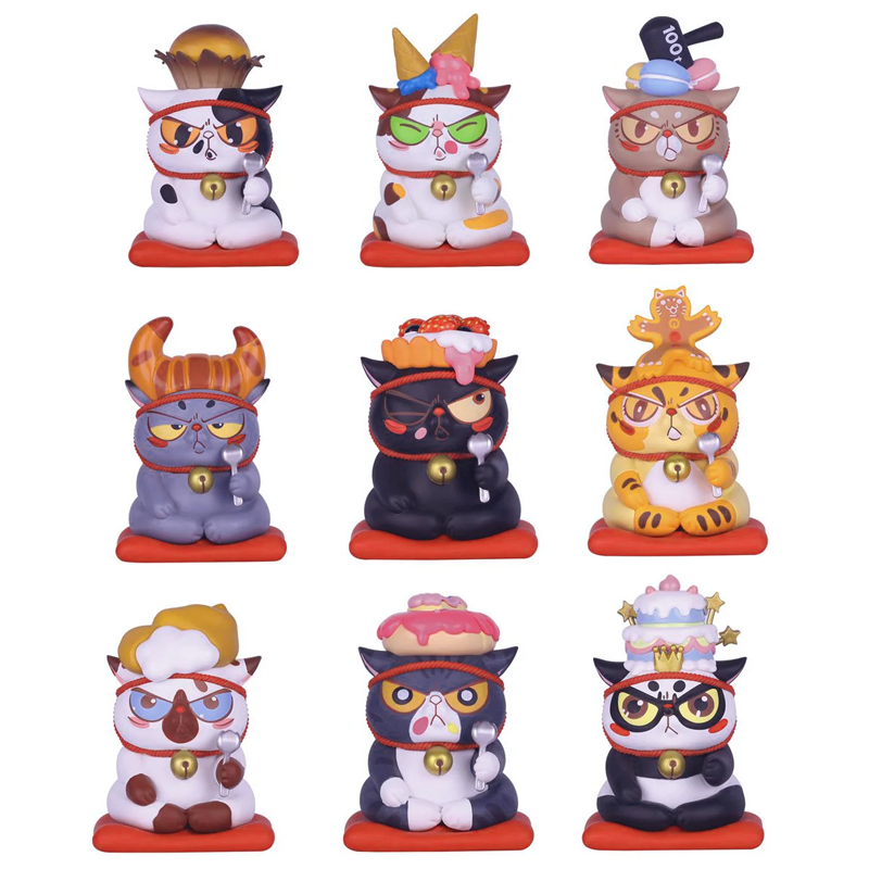 Noodle Cat - Cat Food on Head Dessert Series Blind Box by 52Toys