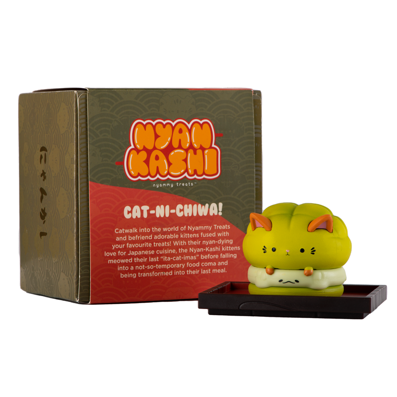 Nyan Kashi Nyommy Treats Cute Cat Blind Box by Mighty Jaxx Nyan Kashi Nyommy Treats Cute Cat Blind Box by Mighty Jaxx