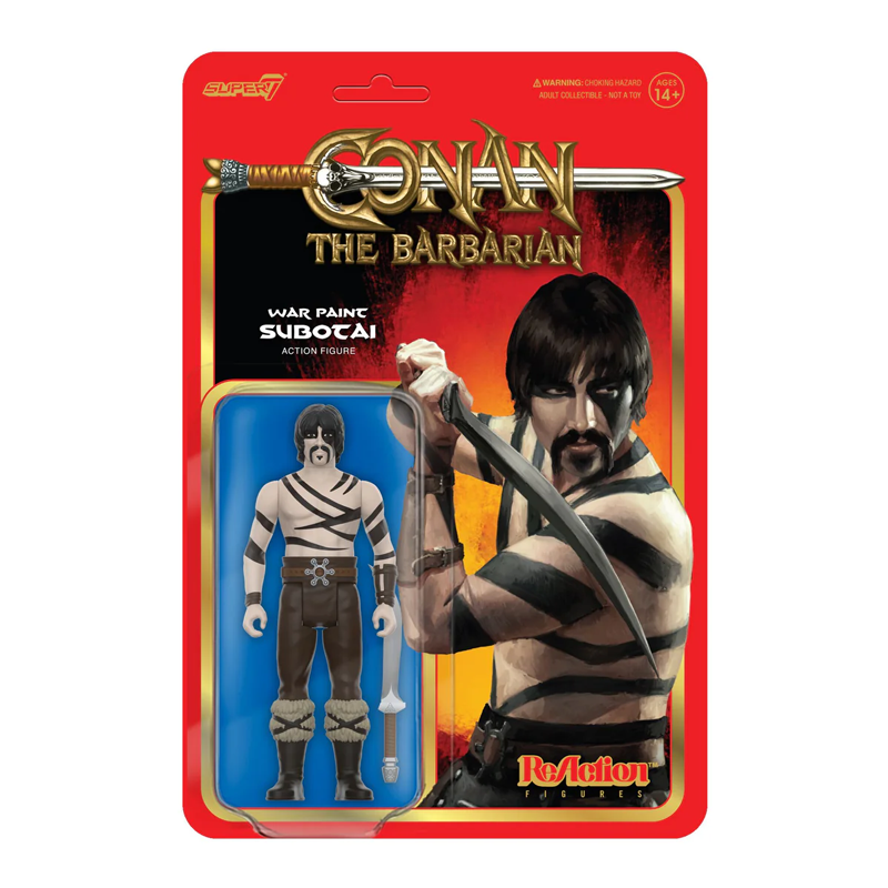 Conan W2 ReAction Figure - Subotai (War Paint) by Super7