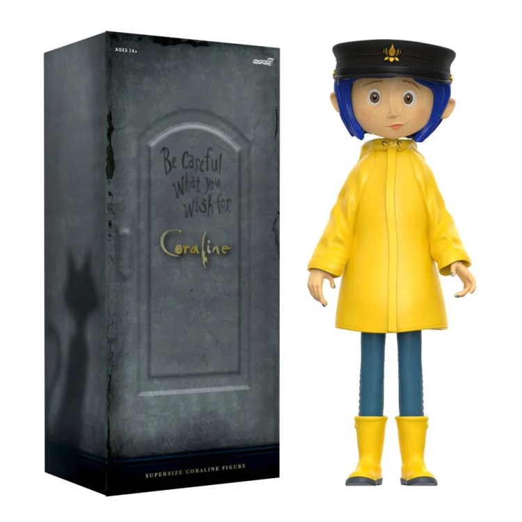 Coraline (With Hat) 16&quot; Vinyl Collectible by Super7
