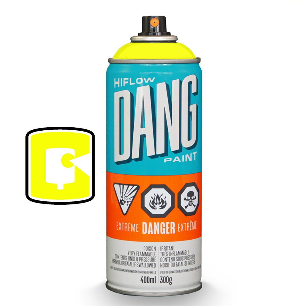 Acid Yellow 400ML DANG Hiflow Spray Paint