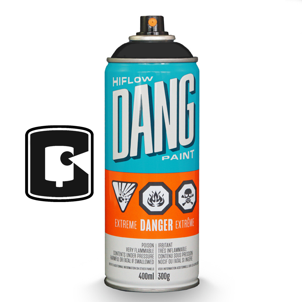 Black 400ML DANG Hiflow Spray Paint