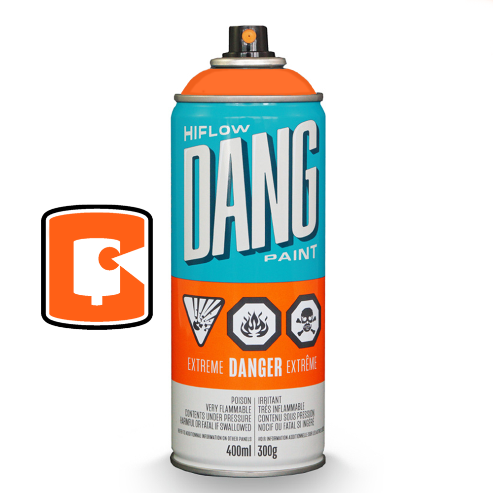 Carrot Orange 400ML DANG Hiflow Spray Paint
